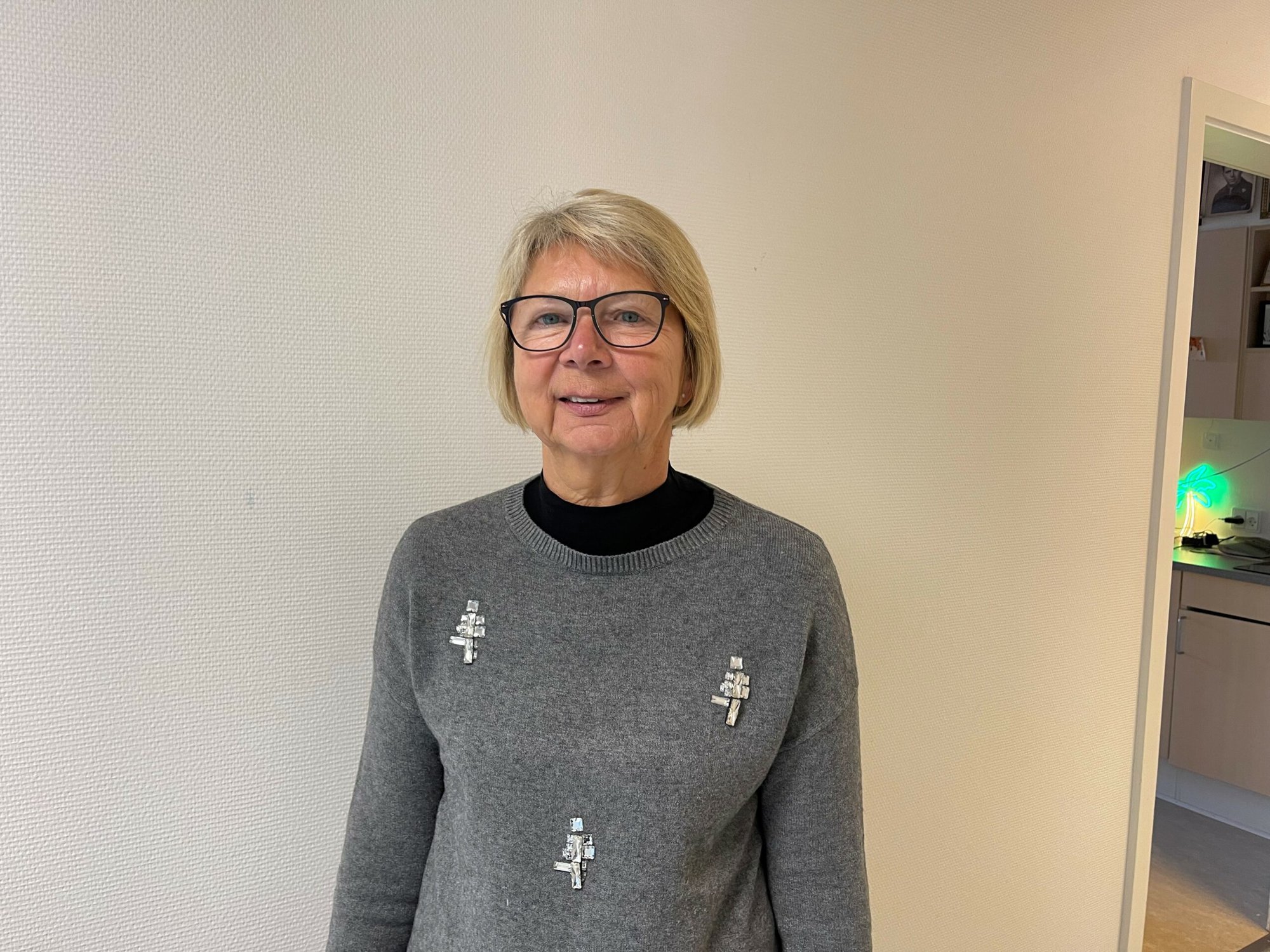 Portræt af pårørende Marianne Jensen fra døgn- og dagtilbuddet Brommeparken, Filadelfia