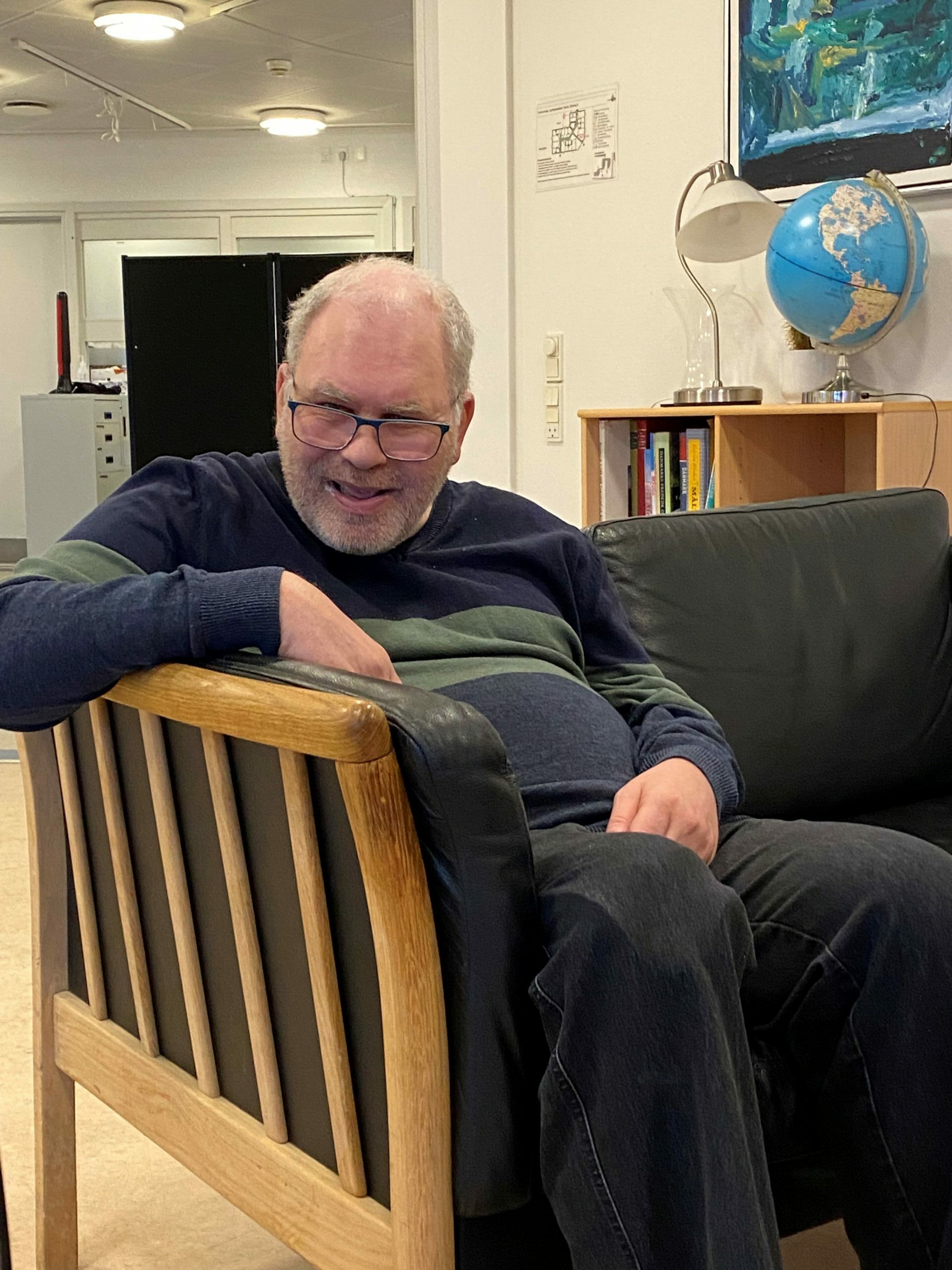 Foto af Ole, som bor på Det sociale Døgntilbud Egebo, som er en del af Filadelfia i Dianalund