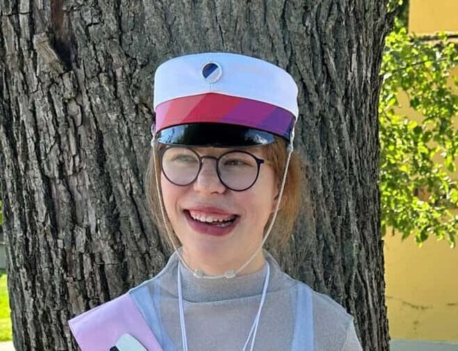Foto af Ena Nielsen, som er Filadelfias første STU-elev,