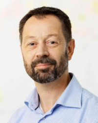 Portræt af Jacob Franck Larsen, centerchef, Center for Administration og Service, Filadelfia